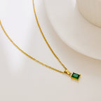 Piper Emerald Necklace - Lelice Jewelry