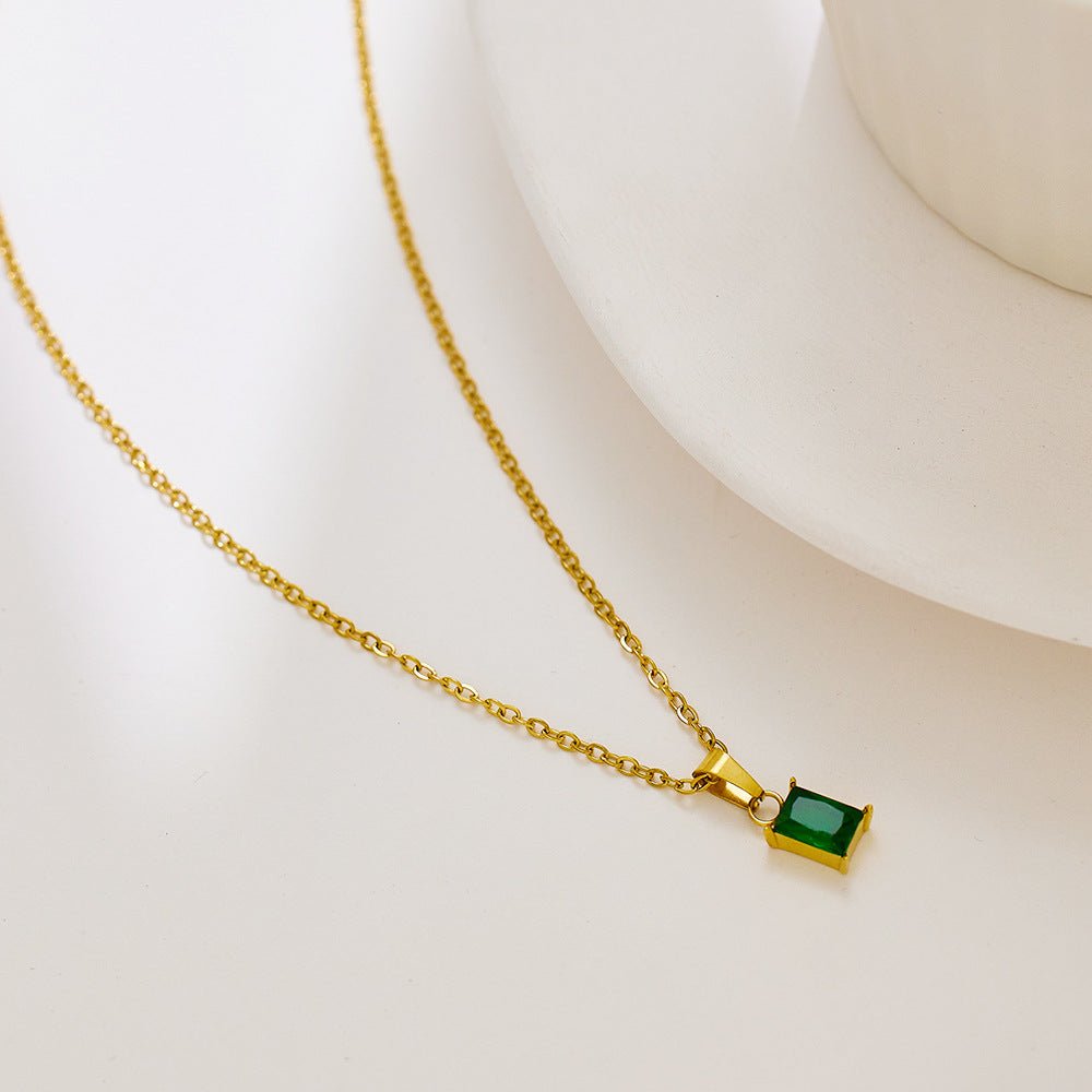 Piper Emerald Necklace - Lelice Jewelry