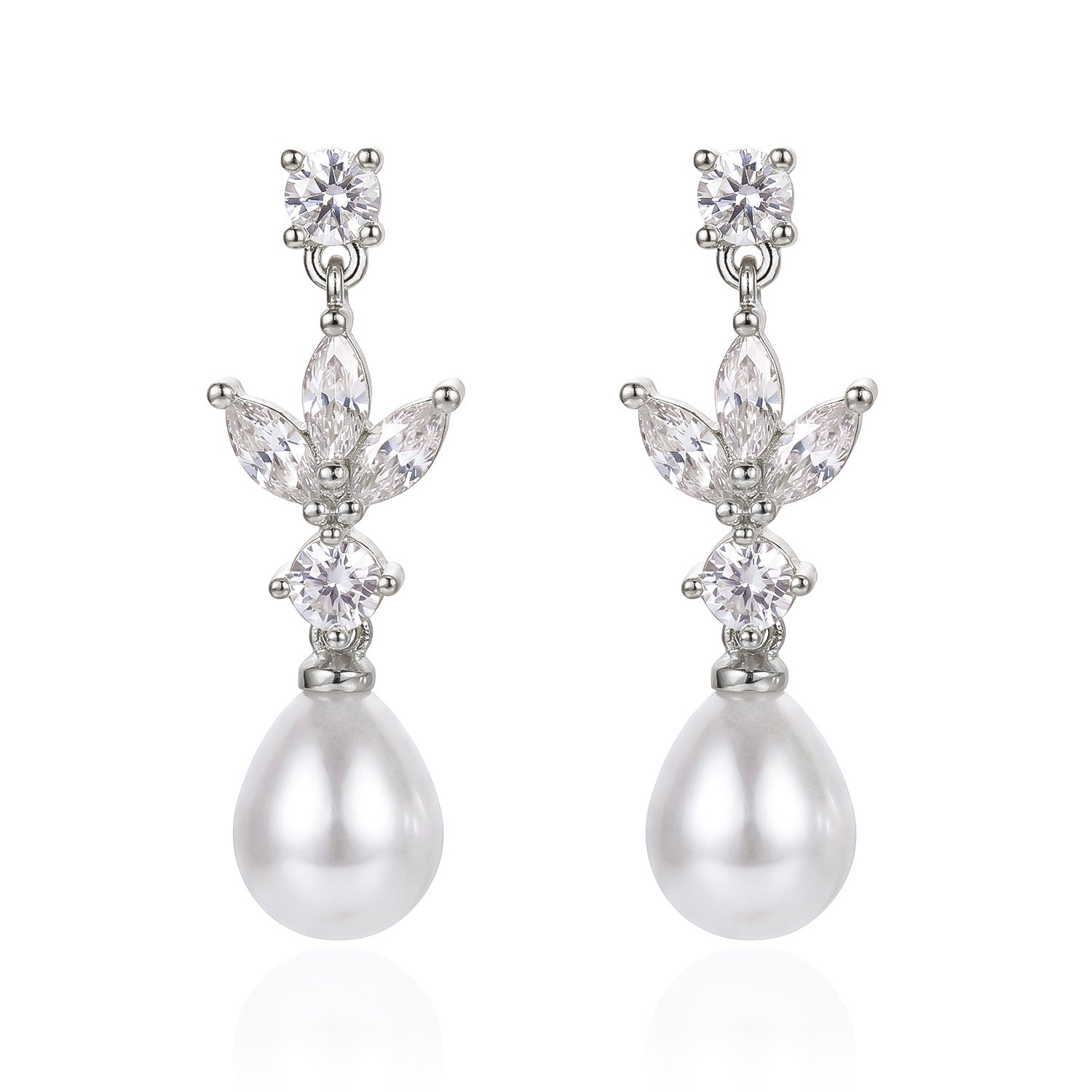 Artemis Silver Pearl Drops
