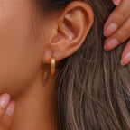 Sarah Minimal Hoops - Lelice Jewelry