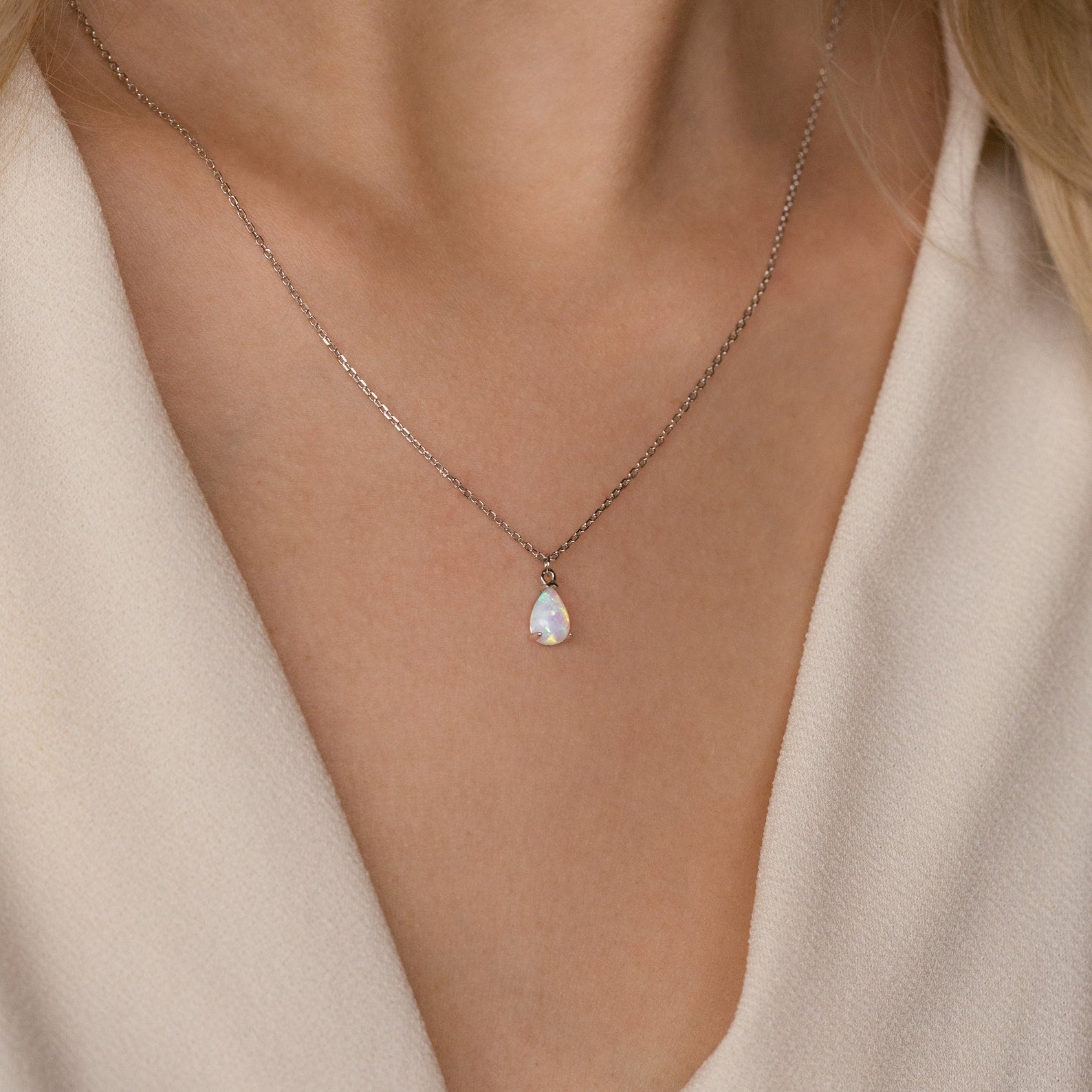 Seraphina Opal Necklace - Necklaces - Lelice Jewelry