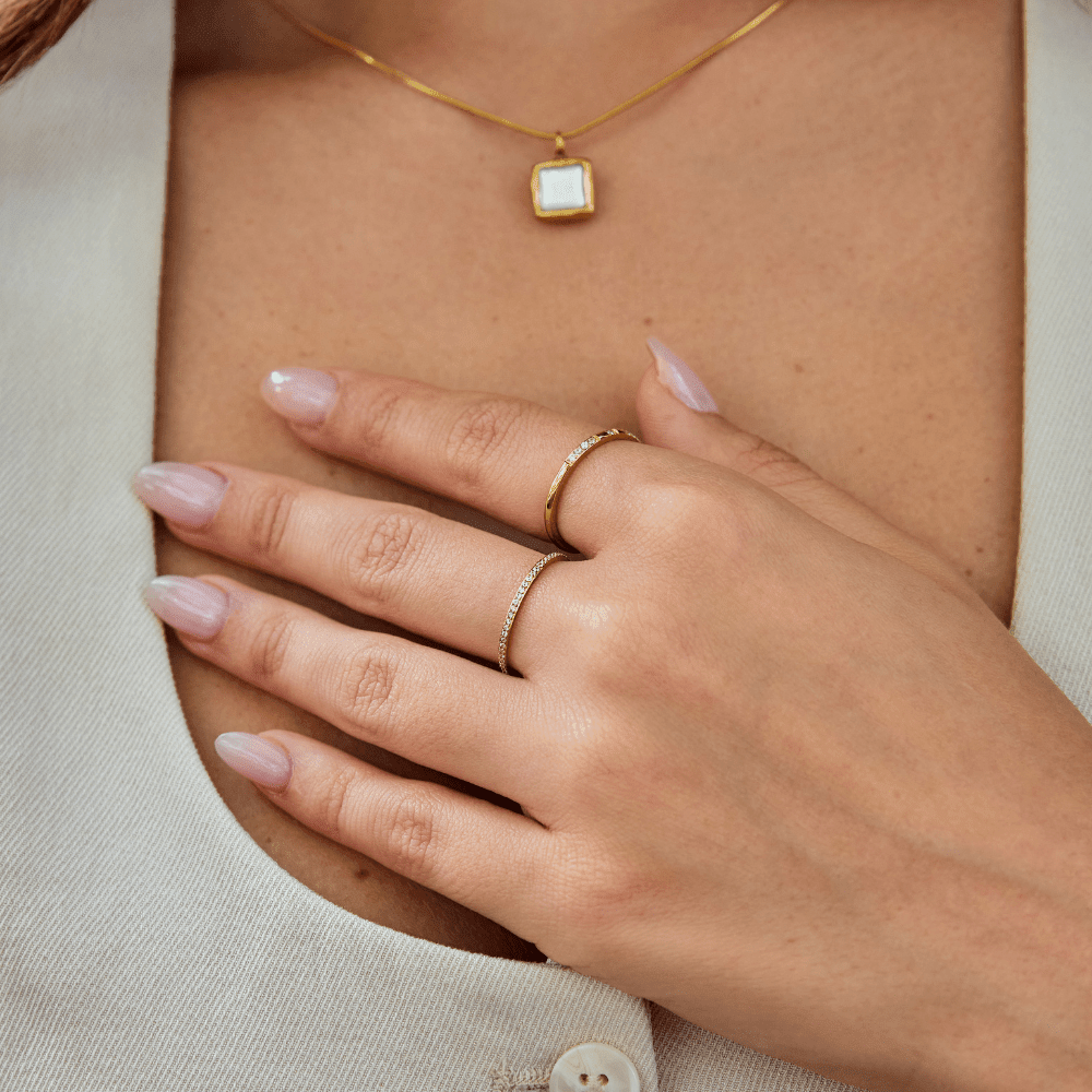 Solène Crystal Ring - Ring - Lelice Jewelry