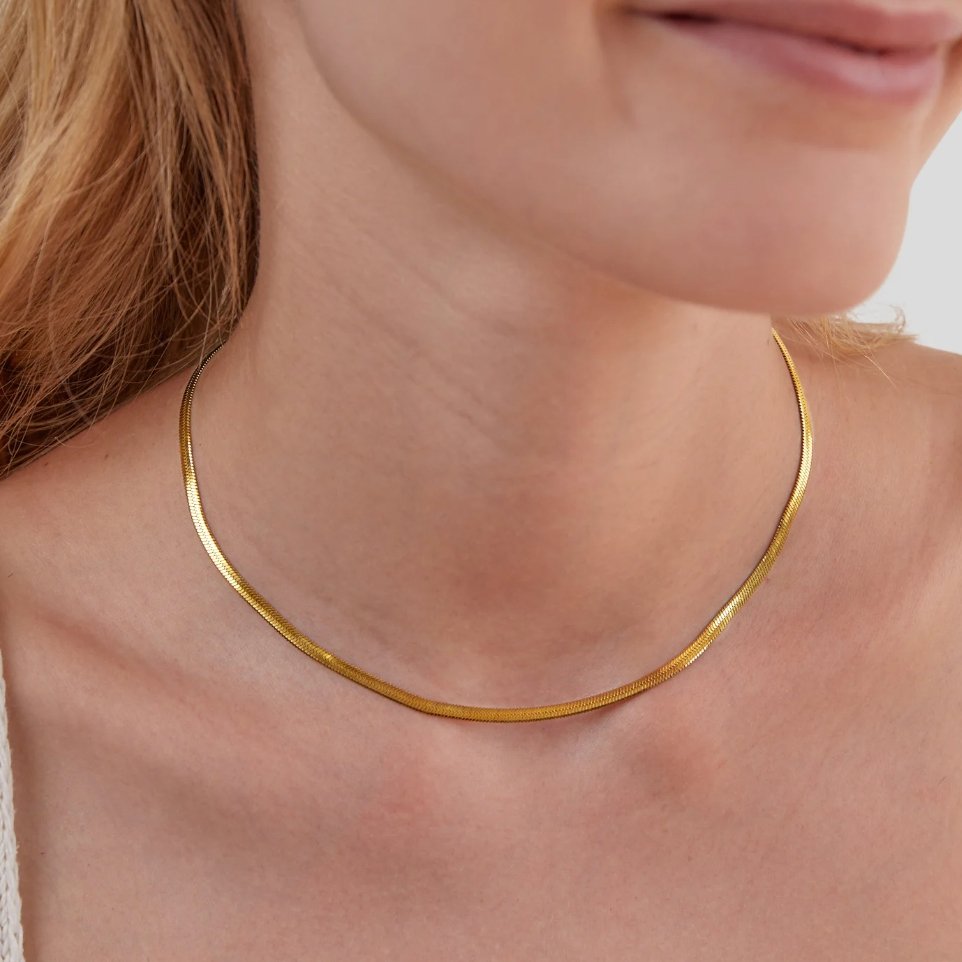 Solène Gold Necklace - Necklace - Lelice Jewelry