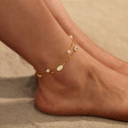Nerina Coastal Shell Anklet