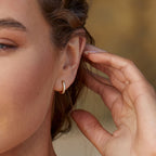 Tess Petite Hoops - pair of earrings - Lelice Jewelry