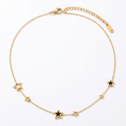Lelice Stardust Choker in gold on a white background
