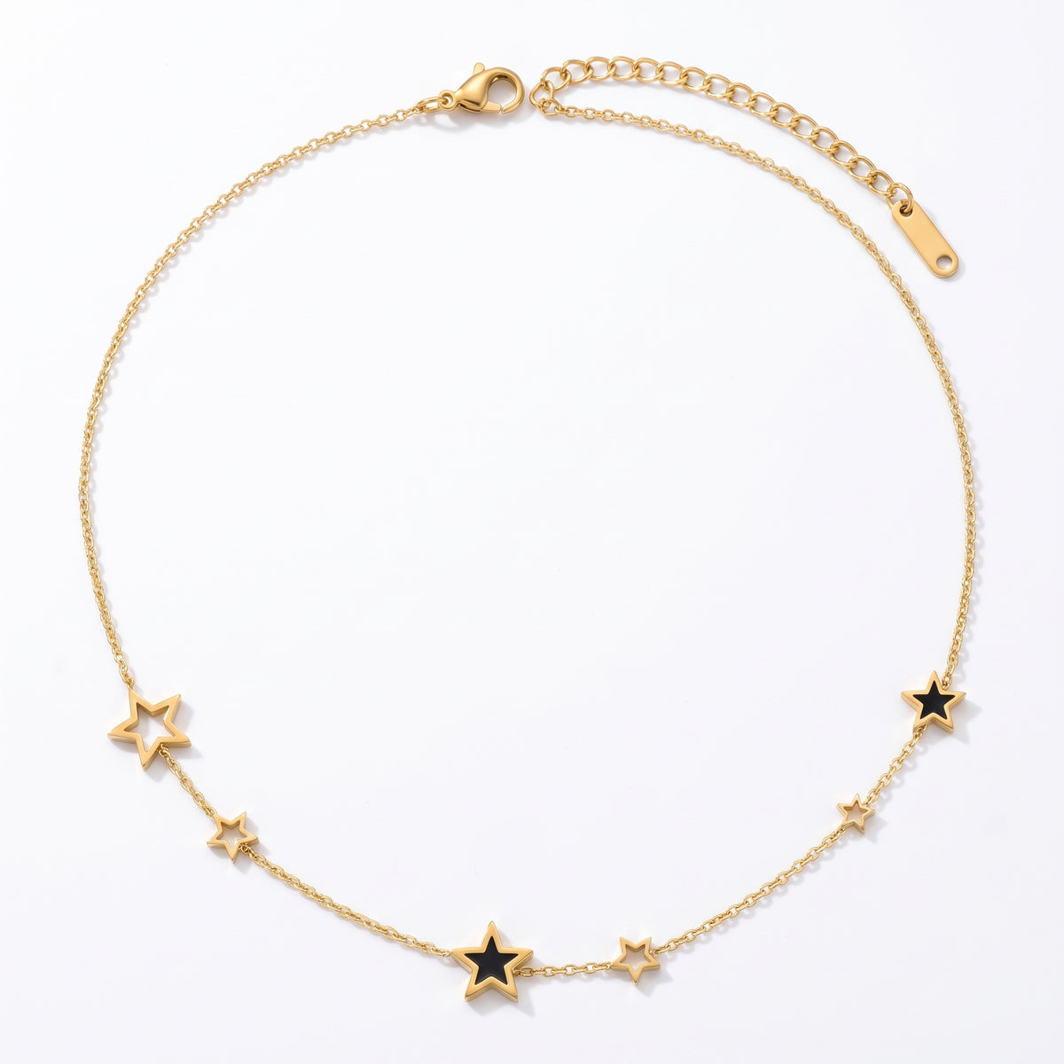 Lelice Stardust Choker in gold on a white background