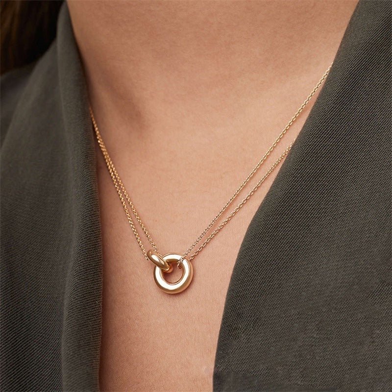 Thea Circles Necklace - Lelice Jewelry