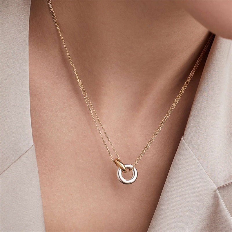 Thea Circles Necklace - Lelice Jewelry
