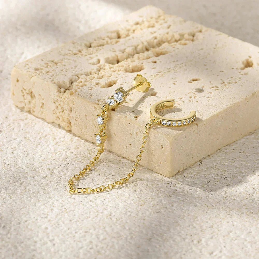 Victoire Chain Earrings - Earrings - Lelice Jewelry