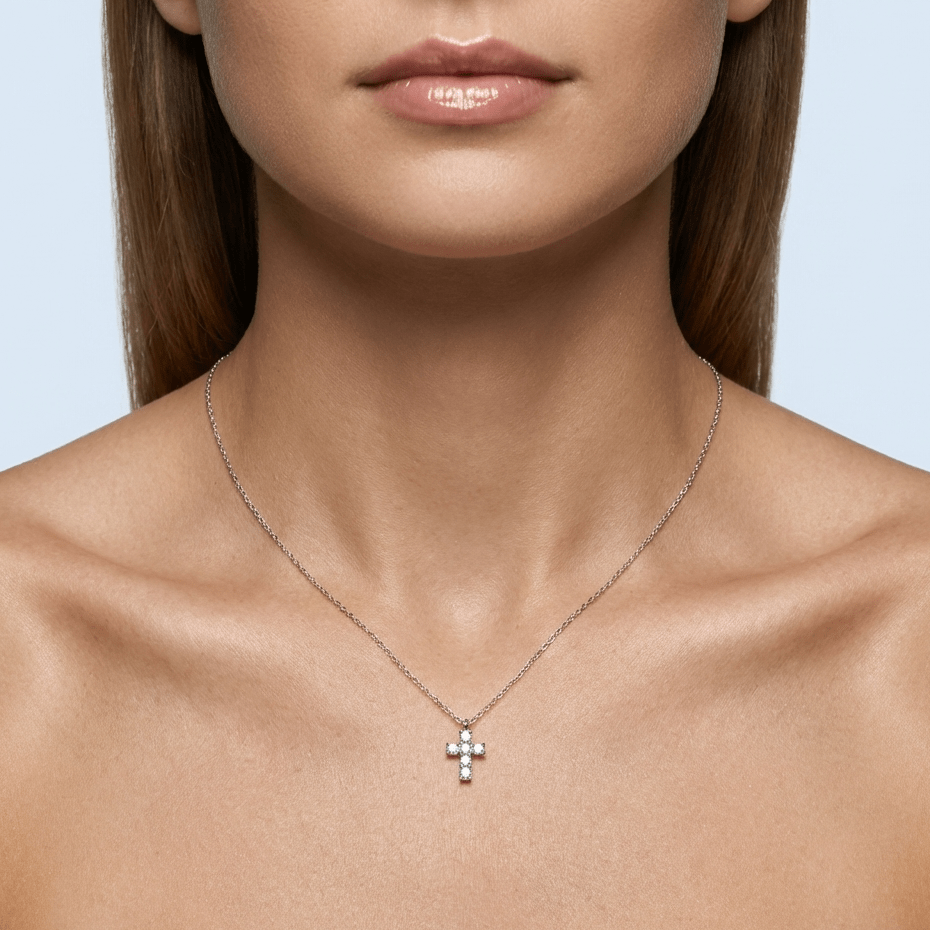 Zara Cross Necklace - Necklace - Lelice Jewelry