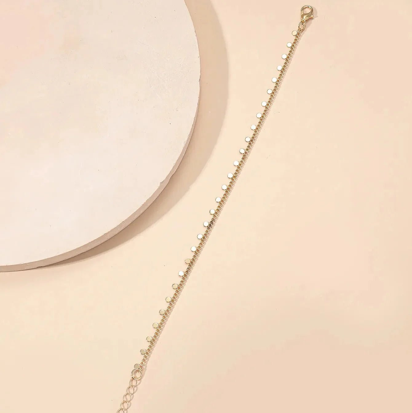 Zoe Charm Anklet - Lelice Jewelry