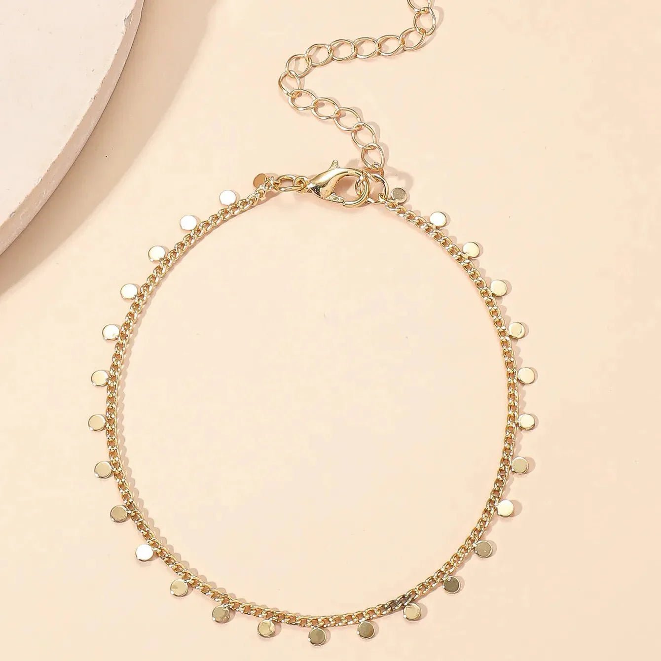 Zoe Charm Anklet - Lelice Jewelry